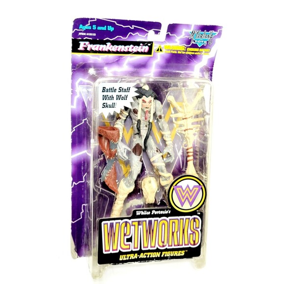 FRANKENSTEIN HORROR MCFARLANE Toy Fig Whilce Action Figure Sealed On Card *READ* - Picture 5 of 13